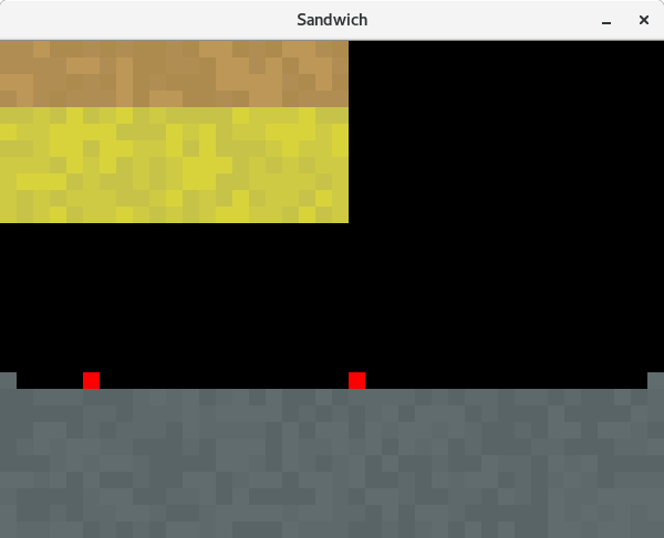 Physics Simulator, dynamites before explosion.