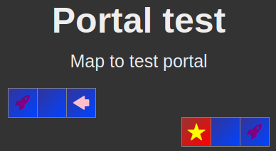 Test level with a portal.